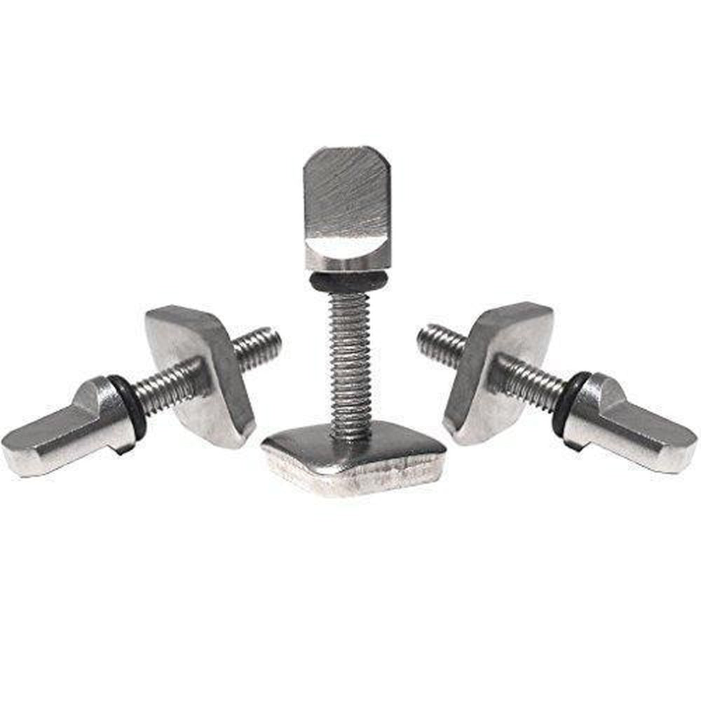 Surfboard Fins Thumb Screw and Plate for Longboard Center --0